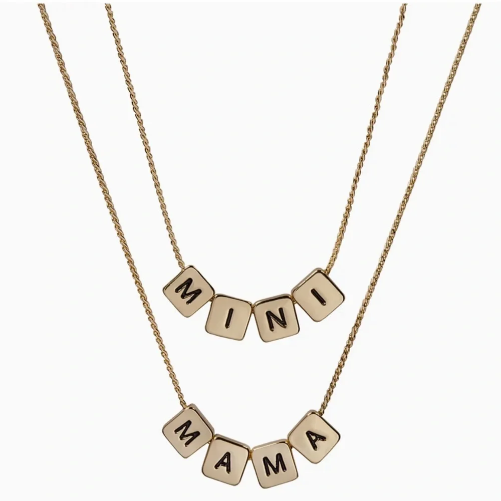 NWT LC Lauren Conrad "Mini" & "Mama" Necklace Set Mother’s Day gift 💝 - Picture 2 of 5